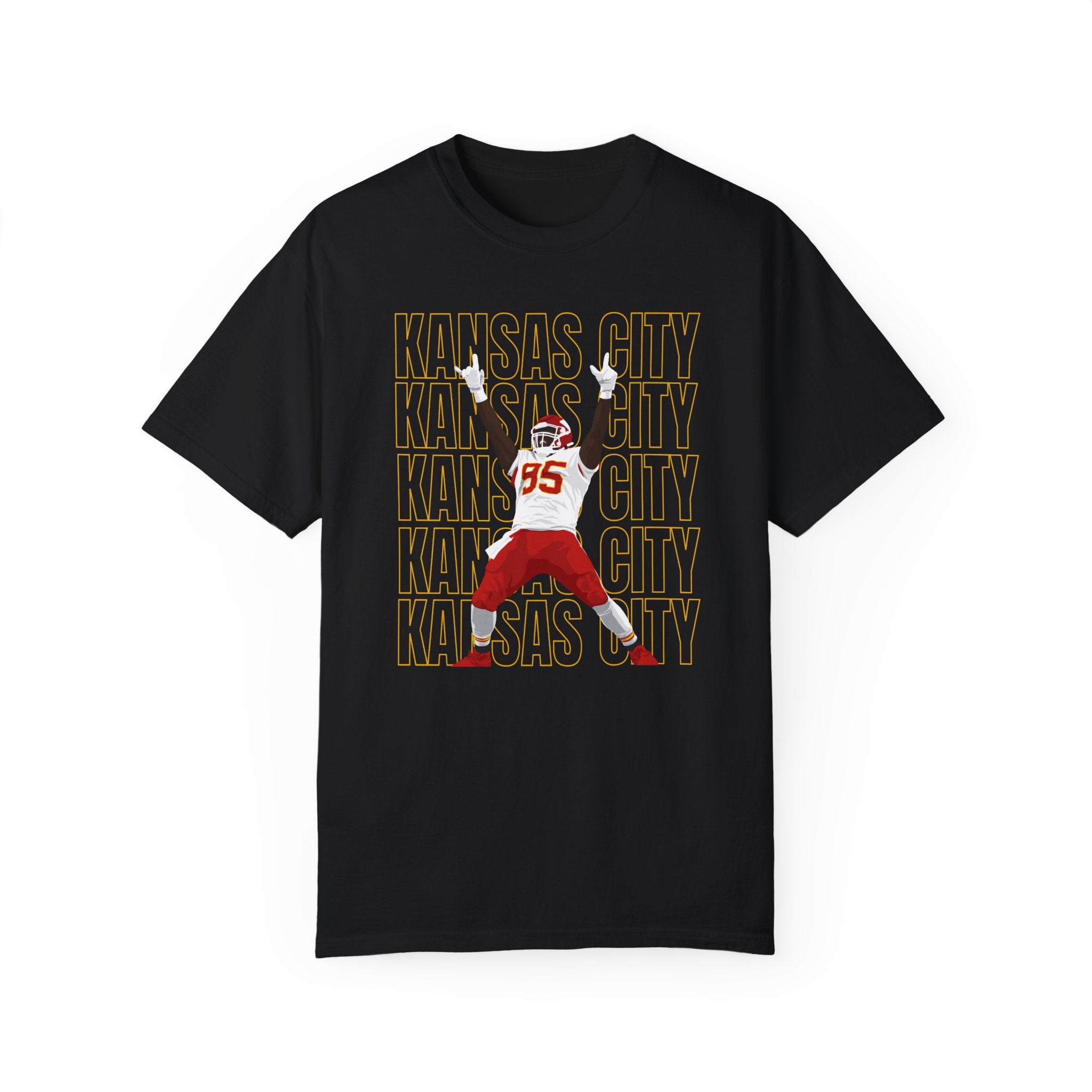 Kansas City Chris Jones Garment-Dyed T-Shirt